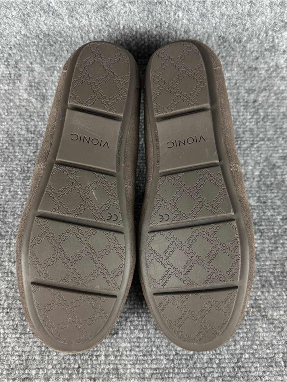Vionic Bibiana Suede Loafers Womens 7.5 Greige Gray Horsebit Comfort Orthotic - Picture 15 of 15